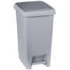 Adatto-M T909961 Pattumiera a pedale polipropilene grigio 60 litri