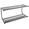Metalcarrelli 5062 Scolapiatti e bicchieri pensili, 2 piani piatti, cm 83