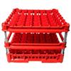 ChefSubito vassoi GEN-K47x7 CESTA CLASSICA 49 SCOMPARTI QUADRATI - Altezza bicchiere da 240mm a 340mm