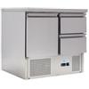 FORCAR-COLD G-S901-2D-FC Saladette Statica per Insalate GN1/1 - 1 Anta 2 Cassetti - Capacità Lt 230