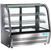 FORCAR-FREDDO G-VPR120 Espositore refrigerato vetrina da banco a vetro - 120 litri potenza 160 W