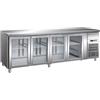 FORCAR-FREDDO G-GN4100TNG - Tavolo Refrigerato Ventilato GN1/1 Temp +2/+8° C Porta Vetro