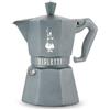 Bialetti Moka Exclusive Octagonal Induction - Caffettiera Espresso in Alluminio e Acciaio, Colori Silver Grey e Desert Sand - Compatibile Gas e Induzione - Made in Italy (Silver Grey Grigio)