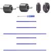 Hsupez Ruote per ruote V8 slim/V10 slim/12/15 pezzi di ricambio assoluti, piastra per aspirapolvere, accessori con assi