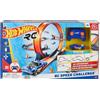 Hot Wheels - Sfida di Velocità, pista con veicolo radiocomandato in scala 1:64, set con 30 pezzi di pista per configurazioni multiple, giocattolo per bambini, 5+ anni, HXX45