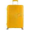 American Tourister Soundbox - Trolley S Espandibile Bagaglio a Mano, 55 cm, 35.5/41 L, Giallo (Golden Yellow)