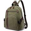 FANDARE Tela Zaino Zaino Porta PC Uomo Borsa Zainetto Donna Zaino Scuola Zainetto Zainetti Cartella Borsa da scuola Università All'aperto Viaggio porta PC 12.9 Pollici Zaino Verde