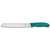 Victorinox Swiss Classic Coltello da Pane, Lama Seghettata 21 cm, Verde