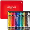 Caran d'Ache Neocolor II, pastelli a cera acquerellabili, pastelli alla cera acquerellabili, confezione da 15 e 2 carte