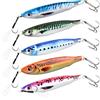 WASAGA 3D Stampa Affondamento Esche da Pesca, WASAGA 5pz 20g/30g/40g/60g/80g Metallo duro Acqua Salata e Acqua Dolce Spinner Pesce Esca per Basso e Sgombro & Jigging Lure