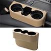 JNNJ Portaoggetti per Auto, Tasche a Fessura Della Fessura del Sedile, Organizer per Seggiolino Auto, Accessori Auto Multifunzionali, per Contenere Cellulari, Portafoglio, Carte(Beige)