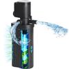 Tararium Filtro per Acquario con Lampada U-V - Pompa sommergibile 4 in 1 per Betta, Tartarughe e Acqua Dolce (40-170 Litri, 600 l/h) - Contro Acqua torbida e alghe