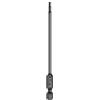 sourcing map Punta per trapano a testa esagonale da 2,5 mm (H2,5) con codolo esagonale da 1/4, lunghezza 100 mm, in acciaio S3, punte magnetiche per avvitatore a percussione industriale