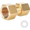 lasuroa Adattatore per Bombola Gas in Ottone da CGA-320 a CGA-580, Adattatore Bombola CO2 in Argon Convertitore Regolatore Gas per Saldatrici Miller e Misuratori di Portata
