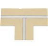 Cartongesso tipo "T" con Profilo in alluminio - Resistente all'Umidità
