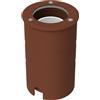 Faro Carrabile GU10 IP67 Orientabile INOX 304 Doppio Pressacavo - Corten