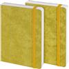 Funto Watercolor Journal, 7,5x5, 2 confezioni, 44 pagine ciascuna, 100% cotone pressato a freddo, copertina verde in pelle PU, forniture artistiche per tecniche miste