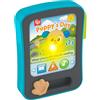 Fisher-Price Tablet delle Storie di Cagnolino Ridi e Impara, giocattolo per neonati, finto tablet con musica e luci; per bambini +6 mesi, multilingue: Inglese, Italiano, Portoghese, Spagnolo, JFJ88