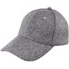 Gisdanchz Cappello Uomo Invernali Baseball Lana Grigio Chiaro Berretto Donna Invernale Cappellino Uomo con Visiera Inverno Winter Wool Baseball cap Grigio Chiaro