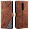 SONWO Cover per OnePlus 8, Flip Caso in PU Pelle Case Cover Portafoglio Custodia per OnePlus 8, [Kickstand] [Slot per Schede], Marrone