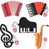 leizhan Clé USB 32Go*5, Flash Drive Pendrive Accordéon*2/Saxophone/Piano/Notes,Idéal Cadeau pour Enfant Famille(32Go*5,Instruments de Musique)