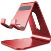 Lucrave Supporto per cellulare, base, supporto, supporto da tavolo in alluminio, compatibile con interruttori, tutti gli smartphone, iPhone 17 16 15 14 13 12 Mini Pro Max Xs Xr X SE 8 7 6 6s Plus SE 5