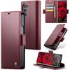 Rerzoiro Cover per Samsung Galaxy Z Fold 6 Custodia Portafoglio [Blocco RFID] Premium Pelle PU Wallet Case Flip Libro con Porta Carte Slot Supporto Flip Case per Samsung Galaxy Z Fold 6, Rosso