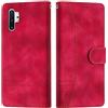 LiLuLa Cover per Samsung Galaxy Note 10 Plus, Cover Samsung Note 10 Plus a Libro, Custodia in Pelle Galaxy Note 10 Plus Flip Libro con Magnetica [Portafoglio] Custodia Silicone TPU Antiurto (Rosso)