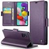 Rerzoiro Cover per Samsung Galaxy A51 4G Custodia Portafoglio [Blocco RFID] Premium Pelle PU Wallet Case Flip Libro con Porta Carte Slot Supporto Flip Case per Samsung Galaxy A51 4G, Viola