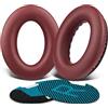 SoloWIT® Cuscinetti Auricolari Ricambio per Bose, Padiglioni Cuffie Imbottiture con QuietComfort 15 QC15 QC25 QC2 QC35/ Ae2 Ae2i Ae2w SoundTrue & SoundLink Cuffie Over-Ear