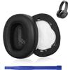 Erioscar 1 Paio Cuscinetti Auricolari di Ricambio per cuffie JBL E65 (E65BTNC)/Live 650 (650NC 650BTNC)/Live 660 (660NC 660BTNC)/Duet NC, Padiglioni con Pelle Proteica Morbida