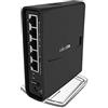 Mikrotik Punti di accesso wireless Micro RBD52G-5HACD2HND-TC per Hap AC2 (100, -96, -94, -80, -78, -75-73, -70, USB Tipo A, 2.5 DBI, 12-30 V, 15 W, Tabella ), nero