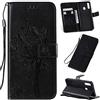 Fatcatparadise Cover per Samsung Galaxy A20S, Custodia Samsung A20S, Custodia Portafoglio a Libro in Pelle Flip Cover e TPU Silicone con Funzione Supporto Chiusura Magnetica per Galaxy A20S (Nero)