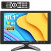 Thinlerain 10,1 Pollici Monitor HDMI Portatile 1280 x 800 schermo LED Mini Monitor con HDMI/VGA/BNC/AV/altoparlanti/VESA per Raspberry Pi, PC, PS3 / PS4, Kitchen, Windows 7/8/10, Security Camera