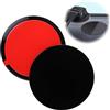 Icyowls 2 pezzi Piastre di fissaggio adesive per cruscotto, 80 mm Ventosa autoadesiva Piastra adattatore, Adatto per supporto di navigazione e dispositivi mobili, Impermeabile e durevole