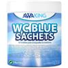 PLANTAWA AWAKING Pastiglie WC Chimico Camper Blue Sachets 15udit | Igienizza e deodorante. Formula concentrata e aroma fresco serbatoio acque nere di caravan, camper, decompone i rifiuti.