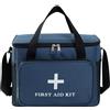 FYting Porta Medicine da Viaggio 14L,Kit Pronto Soccorso XXL,Cassetta Pronto Soccorso Vuota,con Tracolla a Tracolla,Impermeabile, per Casa, Scuola, Viaggi, Campeggio, Escursioni (Rosso)