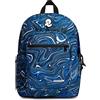INVICTA S.P.A. Zaino Jelek, 38 Lt, Tasca Porta Pc , Multicolore, Doppio Scomparto, Scuola e Tempo Libero, Water Resistant, Tasca Porta Borraccia