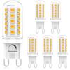 Eco.Luma G9, Lampadina a LED Dimmerabile, 4W, Ricambio per Lampadina Alogena da 40W, 33W, G9, Luce Bianca Calda, 2700K, 400lm, Attacco G9, Non Sfarfallio, AC220-240V, Confezione da 6