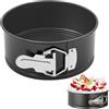 CTCEHL Tortiera Apribile,18 cm Coppapasta Tondi,Teglie Antiaderenti per Cheesecake,Stampo Torta Chiffon,Teglie da Forno,per Torte,Pizze e Pancake (7 inch)