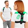 PhysioSpirit Correzione posturale Premium 2025 - Supporto dritto per schiena - per una postura sicura - Tracolla - Correzione postura per la schiena - Uomini e donne (taglia unica)