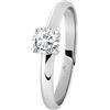 Morellato Anello da donna, Collezione Love Rings, in acciaio e cristalli - SNA42