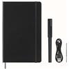 Moleskine SWSPEN3, Smart Writing Set, Smart Notebook con Smart Pen Inclusa, Taccuino Moleskine Smart, Taccuino Digitale con Pagine a Righe, Large, 13 x 21 cm, Nero