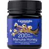 Caramanuka Miele di Manuka MGO 200 - 100% miele australiano crudo e non filtrato, testato in laboratorio indipendente per MGO e glifosato, sapore audace simile al caramello, 250 g