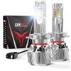 Cenmoll Lampadine Led H7, 140W 36000LM luminosità 700% angolo del fascio regolabile a 360 gradi, 6000K bianco freddo Lampadine H7 Led Canbus 12V 24 V driver Canbus integrato Plug & Play, 2 Pz