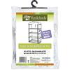 VERDELOOK Telo di ricambio in PVC trasparente per serra a 4 ripiani con codice 647/4,91x49x162 cm