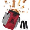 YTSMFL Borsa Addestramento Cane, Rosso Porta Snack Cane con Clip di Fissaggio Borsa per Snack per Cani Porta Crocchette per Cani Addestramento Porta Premi per Cani Adatto all'Uso Esterno