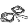 Lumi Zenva 2pcs Daisy Chains, Yoga Amaco Extension Strap 23KN Regolabile NyIon Arrampicata Sling, Cinghie per Amaca Fitness Pilates ed Esercizio Estendere