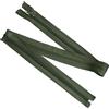 Aerzetix - Set di 8 Cerniere Lampo a Spirale separabili da 80 cm N°5 con cursore - Metallo Nylon Poliestere - Cucitura e Riparazione creazioni Tessili - Colore Verde Militare