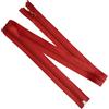 Aerzetix - Set di 8 Cerniere Lampo a Spirale separabili da 80 cm N°5 con cursore - Metallo Nylon Poliestere - Cucitura e Riparazione creazioni Tessili - Colore: Rosso